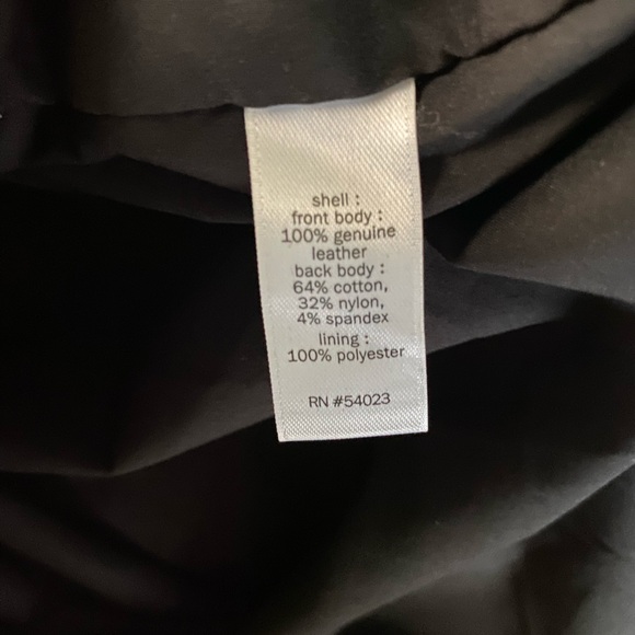 NWT Athleta x Derek Lam Leather Black Top Women’s Oversized Size Large - Picture 6 of 10